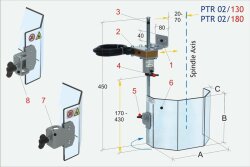 Spindelschutz - Späneschutz für Bohrmaschinen - PTR 02