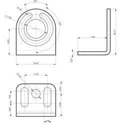 LED AL-25 - LED Aufbauleuchte - Maschinenleuchte